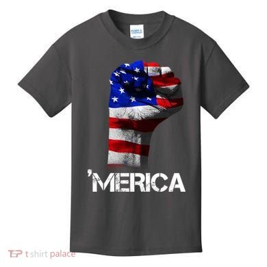 Merica Freedom Fist Kids T-Shirt