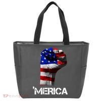 Merica Freedom Fist Tote Bag thumb 0