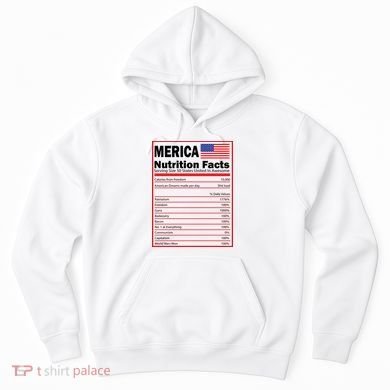 Merica Nutrition Facts Hoodie