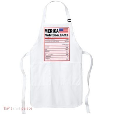 Merica Nutrition Facts Apron
