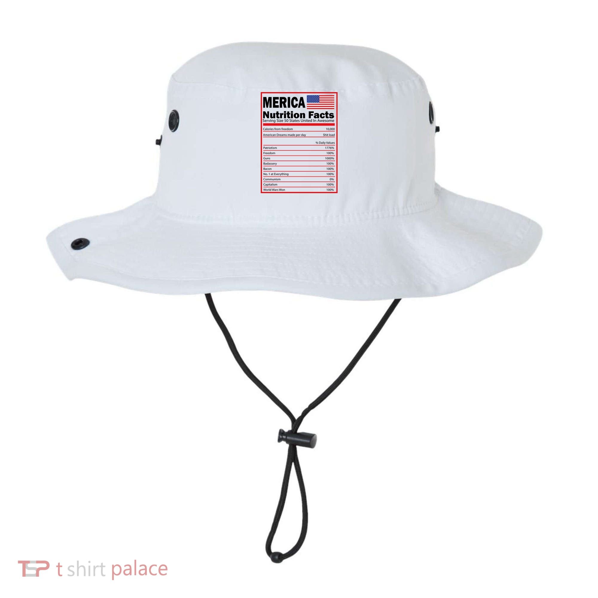 Merica Nutrition Facts Bucket Hat