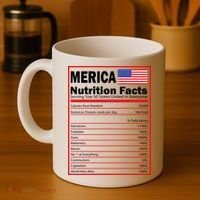 Merica Nutrition Facts Coffee Mug thumb 4