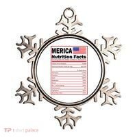 Merica Nutrition Facts Ornament thumb 0