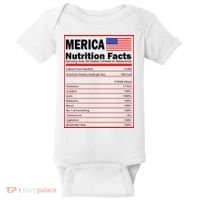 Merica Nutrition Facts Baby Bodysuit thumb 0