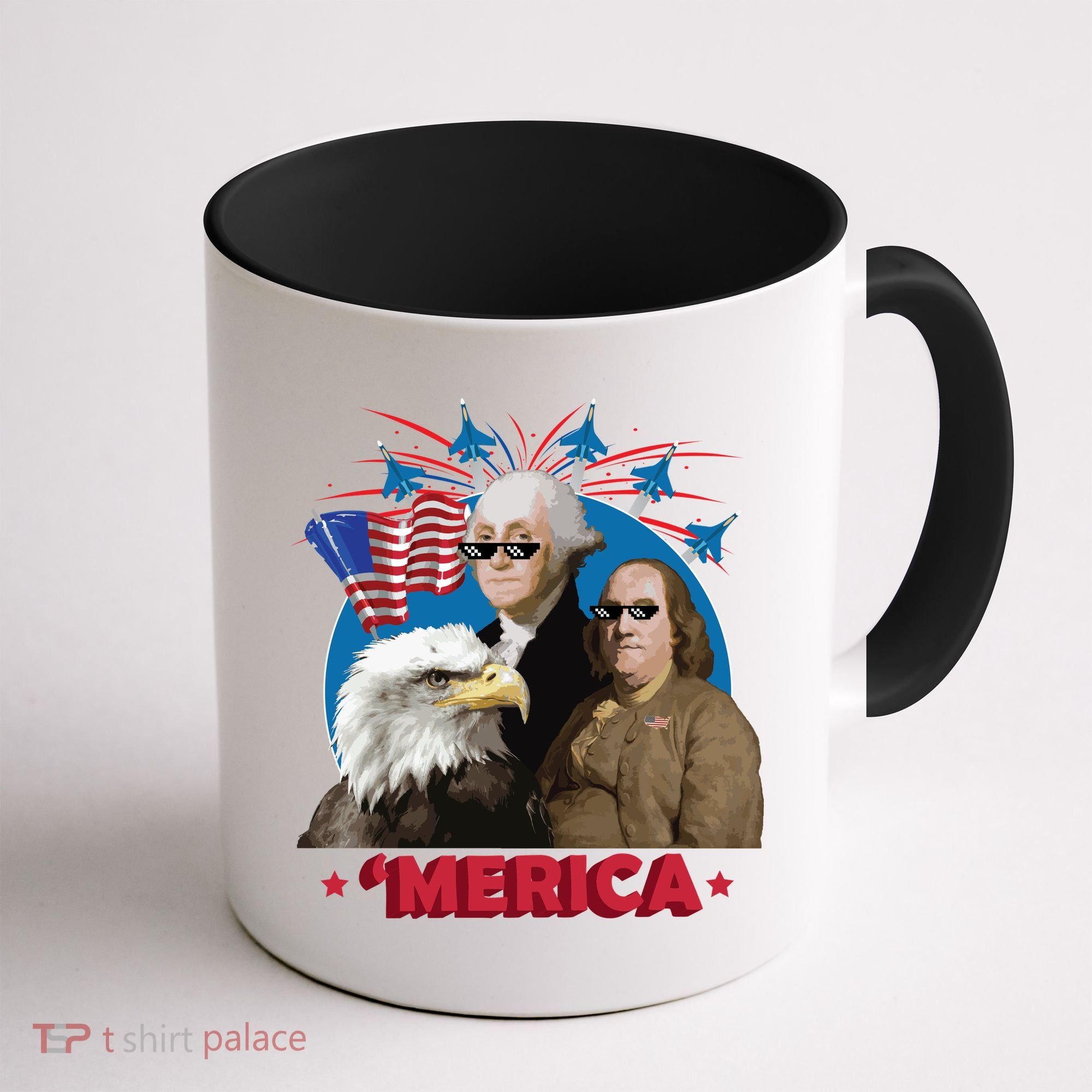 Merica Patriotic Party Coffee Mug