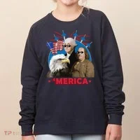 Merica Patriotic Party Women's Sweatshirt thumb 0