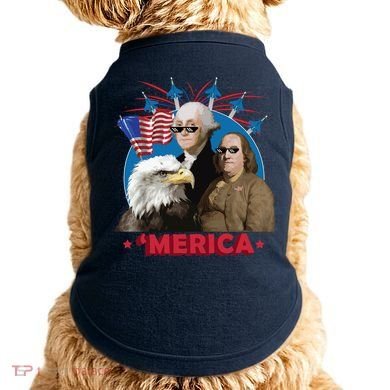 Merica Patriotic Party Doggie Tank
