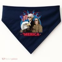 Merica Patriotic Party USA-Made Doggie Bandana thumb 0