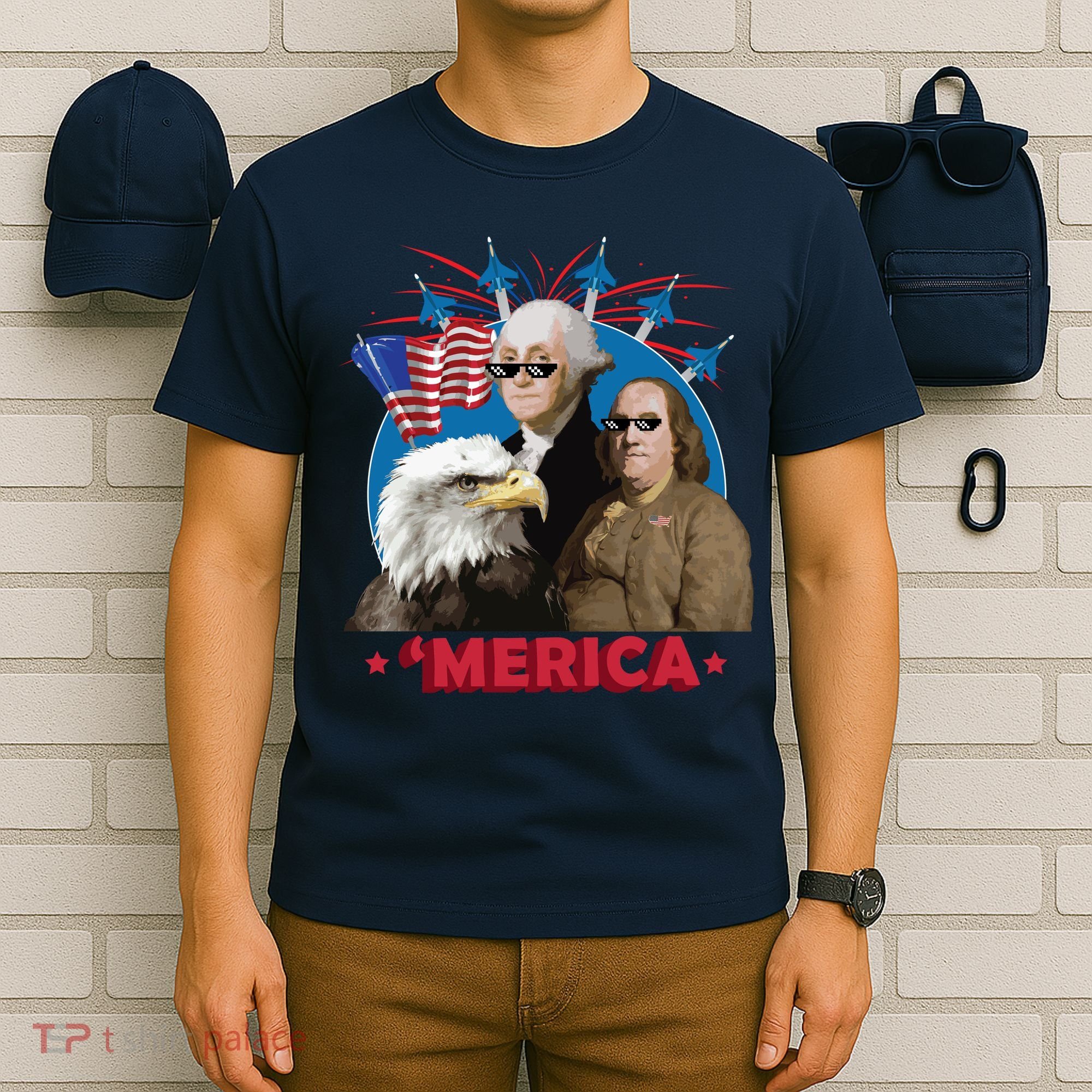 Merica Patriotic Party T-Shirt