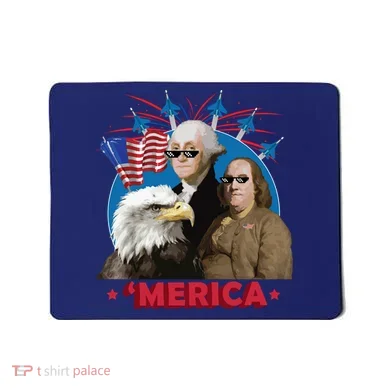 Merica Patriotic Party Mousepad