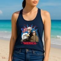 Merica Patriotic Party Women's Tank Top thumb 2