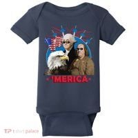 Merica Patriotic Party Baby Bodysuit thumb 0