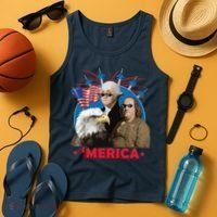 Merica Patriotic Party Tank Top thumb 4