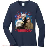 Merica Patriotic Party Women's Long Sleeve Shirt thumb 0