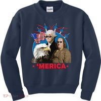 Merica Patriotic Party Kids Sweatshirt thumb 0