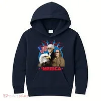 Merica Patriotic Party Kids Hoodie thumb 0