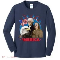 Merica Patriotic Party Kids Long Sleeve Shirt thumb 0