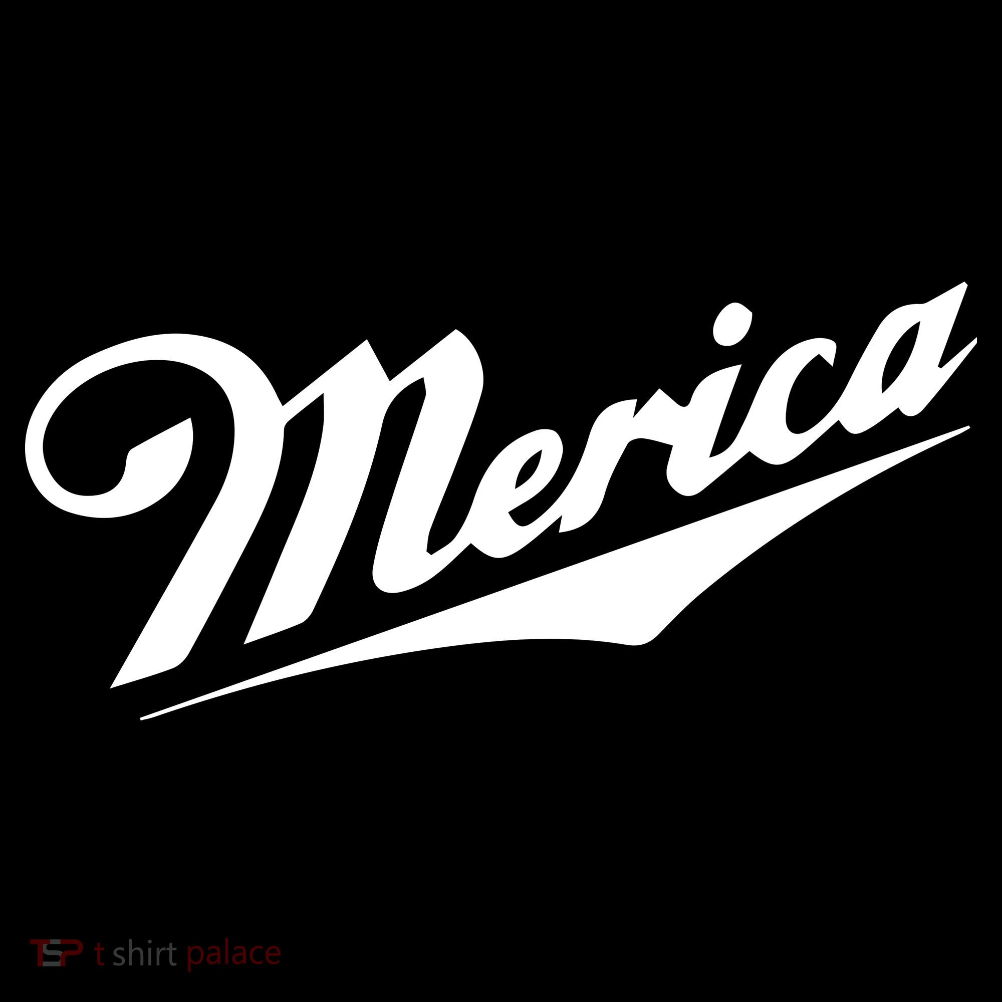 Merica Simple Logo Bucket Hat