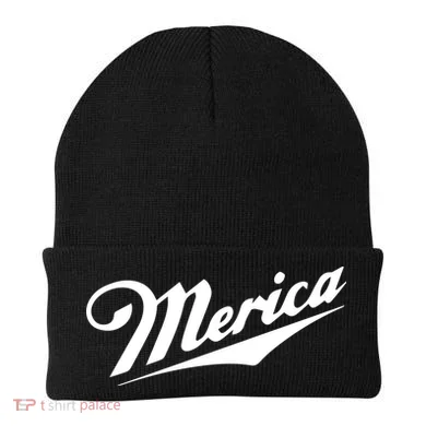 Merica Simple Logo Beanie