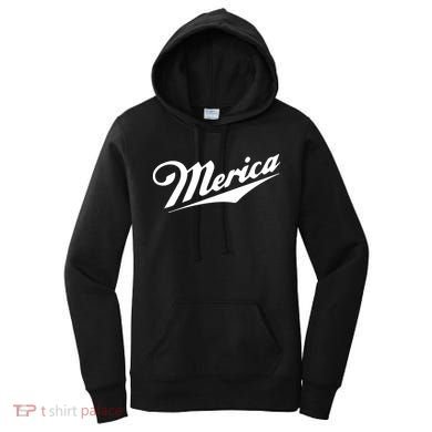 Merica Simple Logo Women's Hoodie
