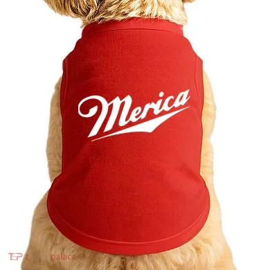 Merica Simple Logo Doggie Tank
