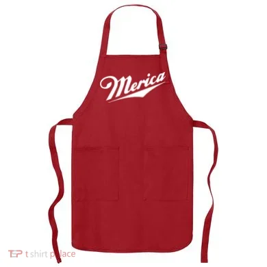 Merica Simple Logo Apron