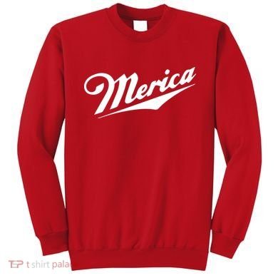 Merica Simple Logo Sweatshirt