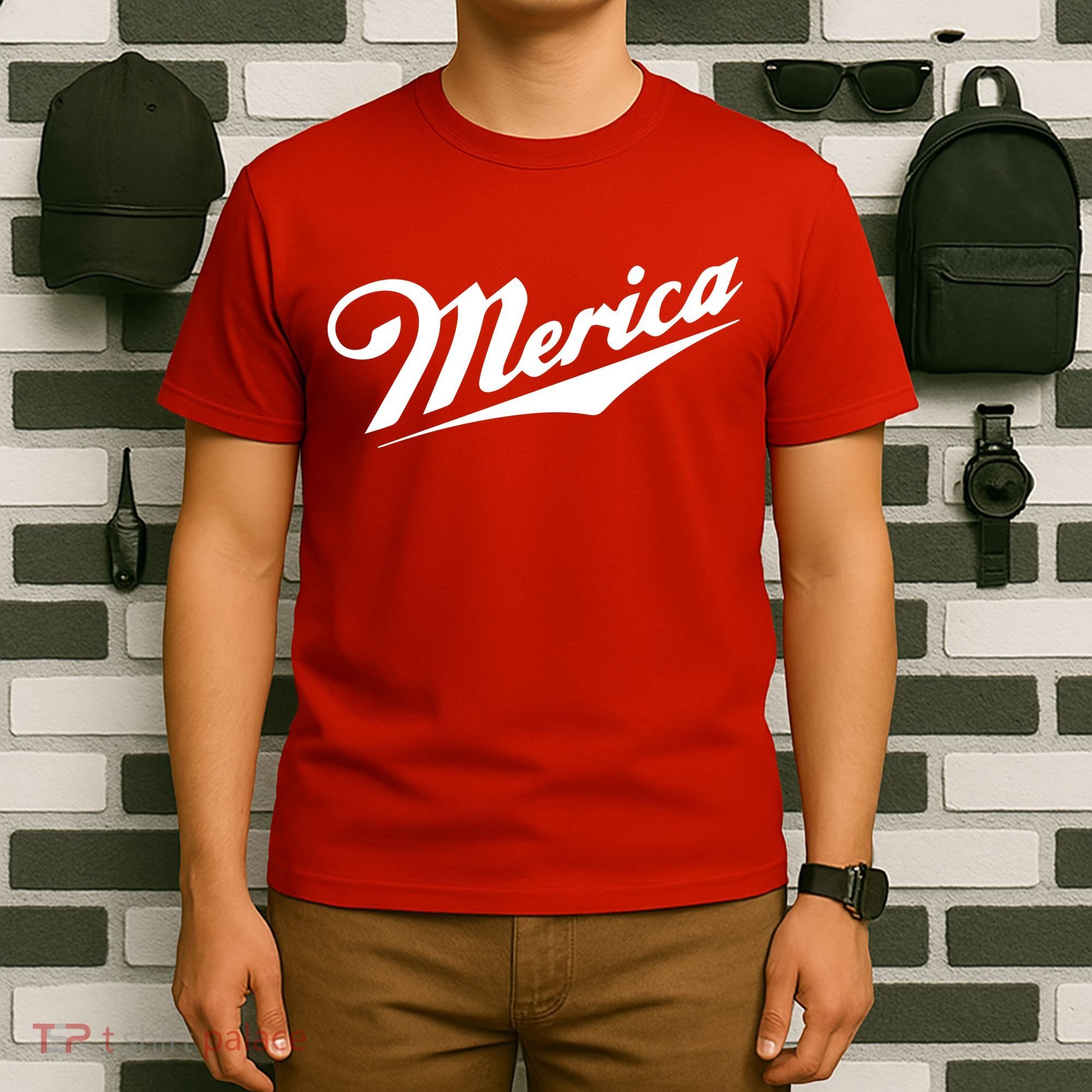 Merica Simple Logo T-Shirt