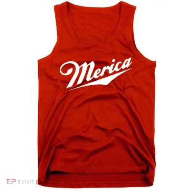 Merica Simple Logo Tank Top