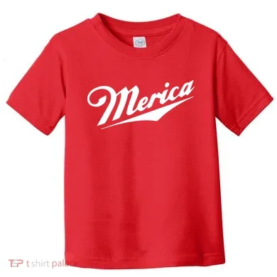 Merica Simple Logo Toddler T-Shirt