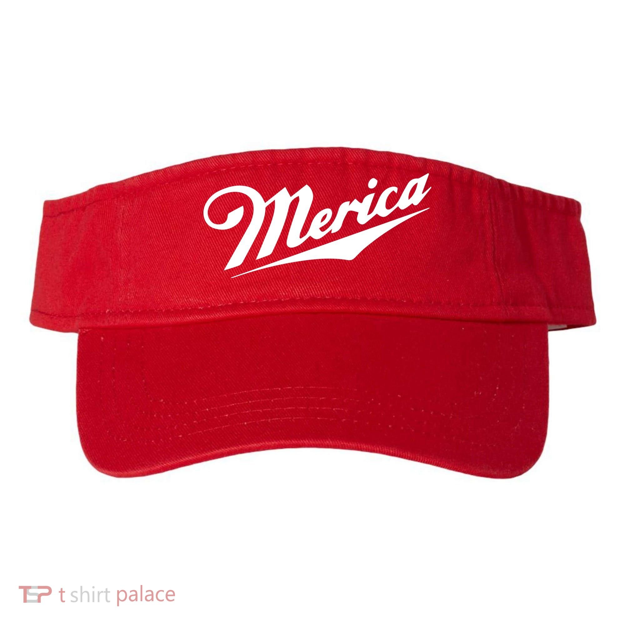 Merica Simple Logo Visor