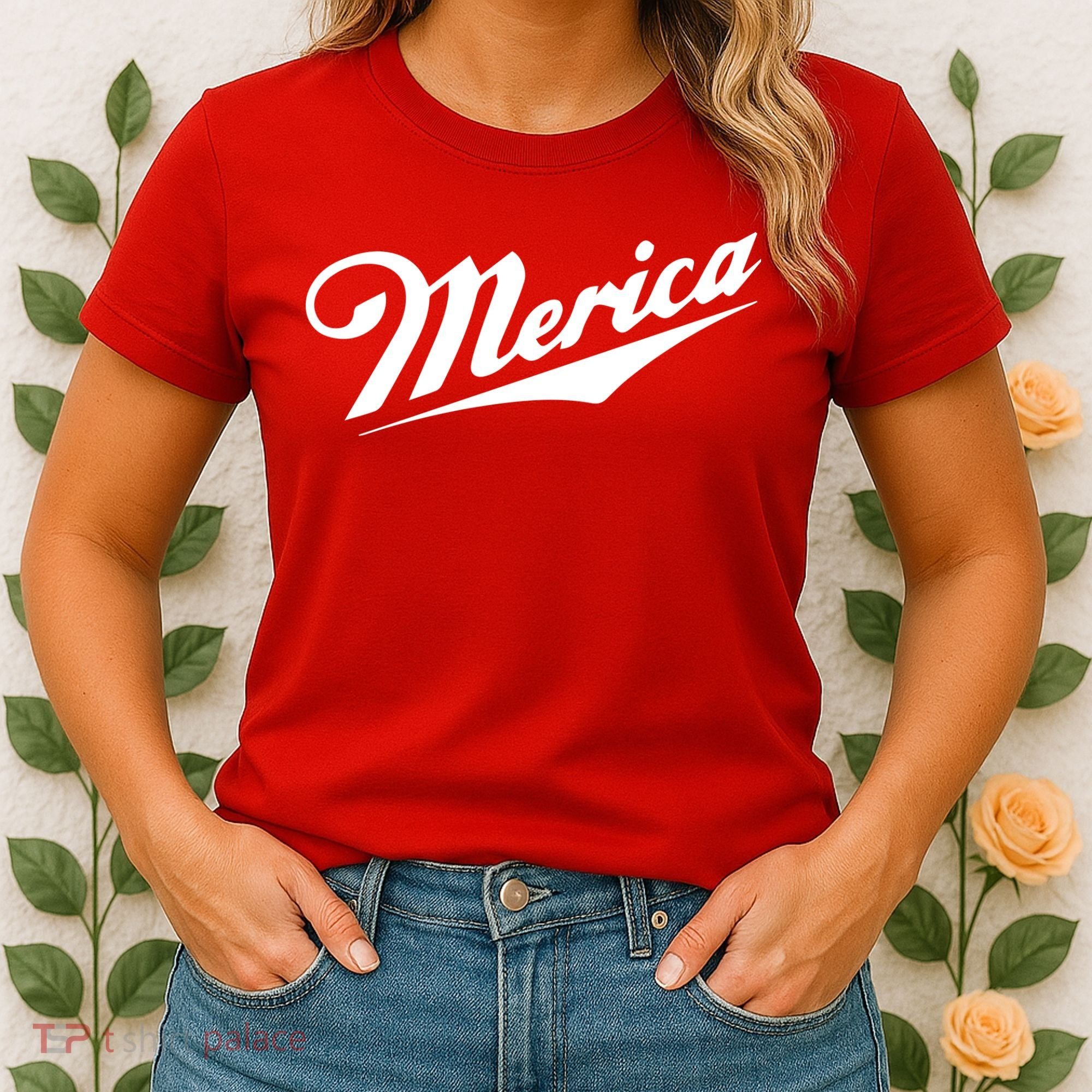 Merica Simple Logo Women's T-Shirt