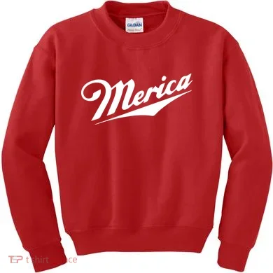 Merica Simple Logo Kids Sweatshirt