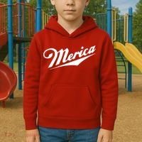 Merica Simple Logo Kids Hoodie thumb 2