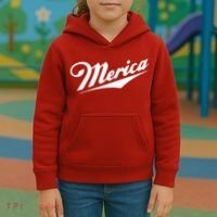 Merica Simple Logo Kids Hoodie thumb 3