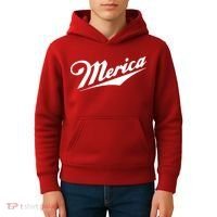 Merica Simple Logo Kids Hoodie thumb 4