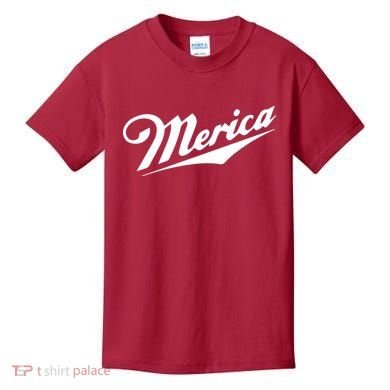 Merica Simple Logo Kids T-Shirt