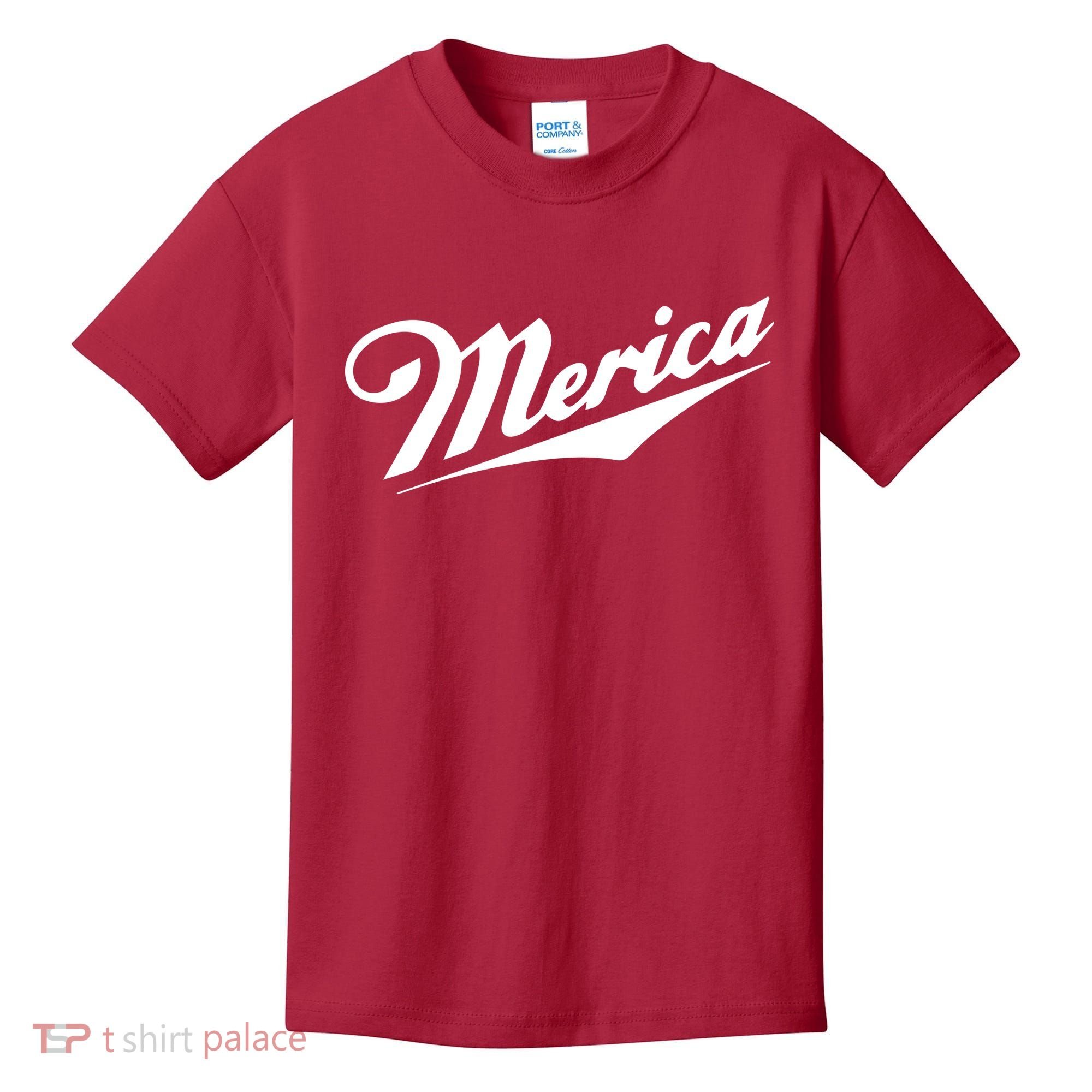 Merica Simple Logo Kids T-Shirt