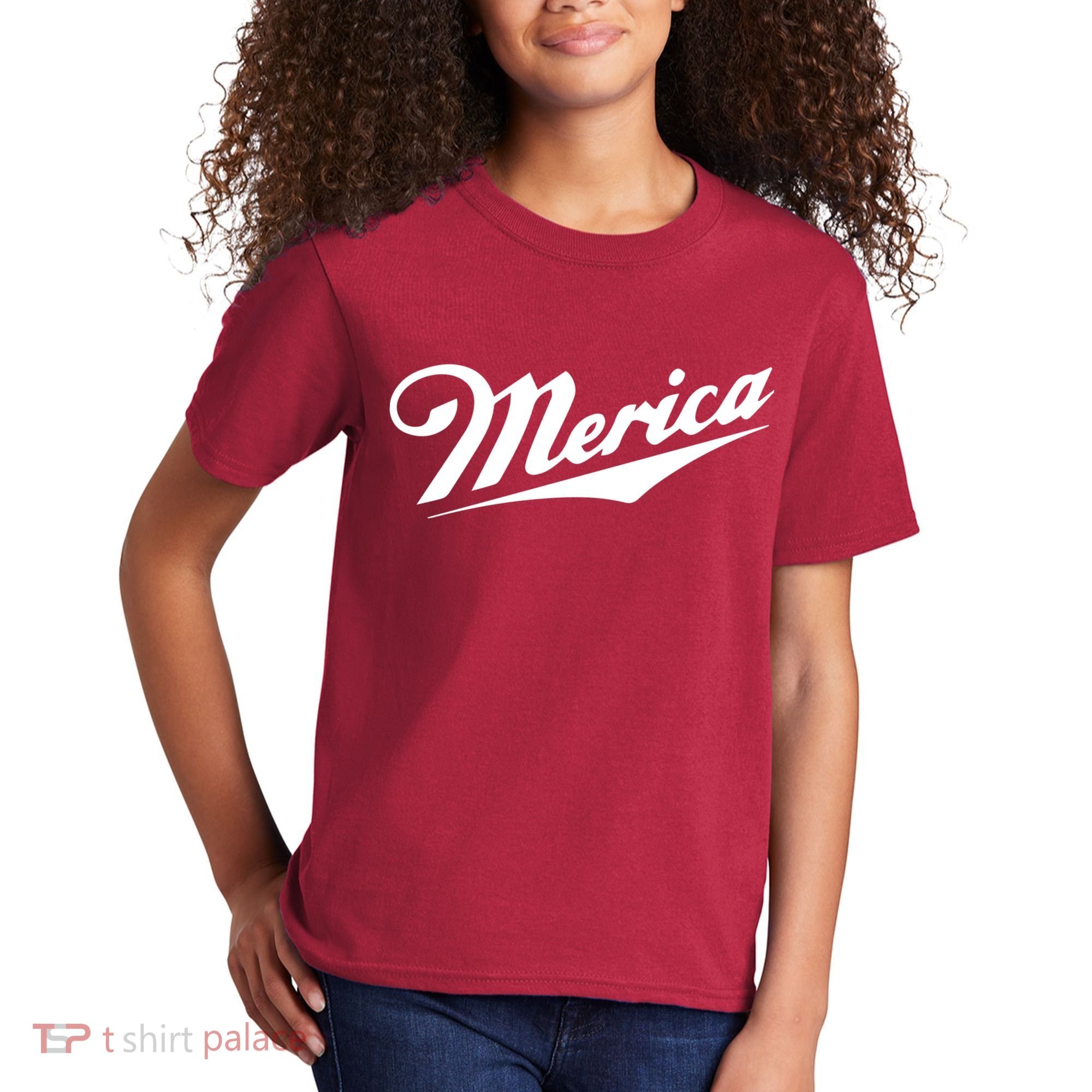 Merica Simple Logo Kids T-Shirt
