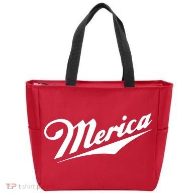 Merica Simple Logo Tote Bag