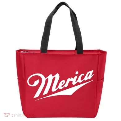 Merica Simple Logo Tote Bag