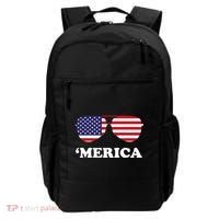 Merica Sun Glasses Shades USA Flag Backpack thumb 0