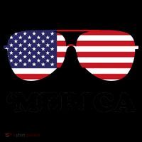 Merica Sun Glasses Shades USA Flag Coffee Mug thumb 5