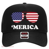 Merica Sun Glasses Shades USA Flag Hat thumb 0