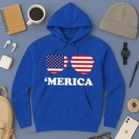 Merica Sun Glasses Shades USA Flag Hoodie thumb 3