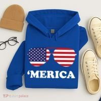 Merica Sun Glasses Shades USA Flag Hoodie thumb 4