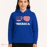 Merica Sun Glasses Shades USA Flag Hoodie thumb 5