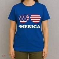 Merica Sun Glasses Shades USA Flag T-Shirt thumb 4