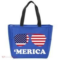 Merica Sun Glasses Shades USA Flag Tote Bag thumb 0