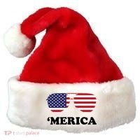 Merica Sun Glasses Shades USA Flag Santa Hat thumb 0